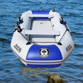 Solar Marine 200 cm 2 m 6.6 ft Air Mat Deck Floor Inflatable 1-2 Person PVC Fishing Kayak Rowing Boat with Anchor and  Bucket