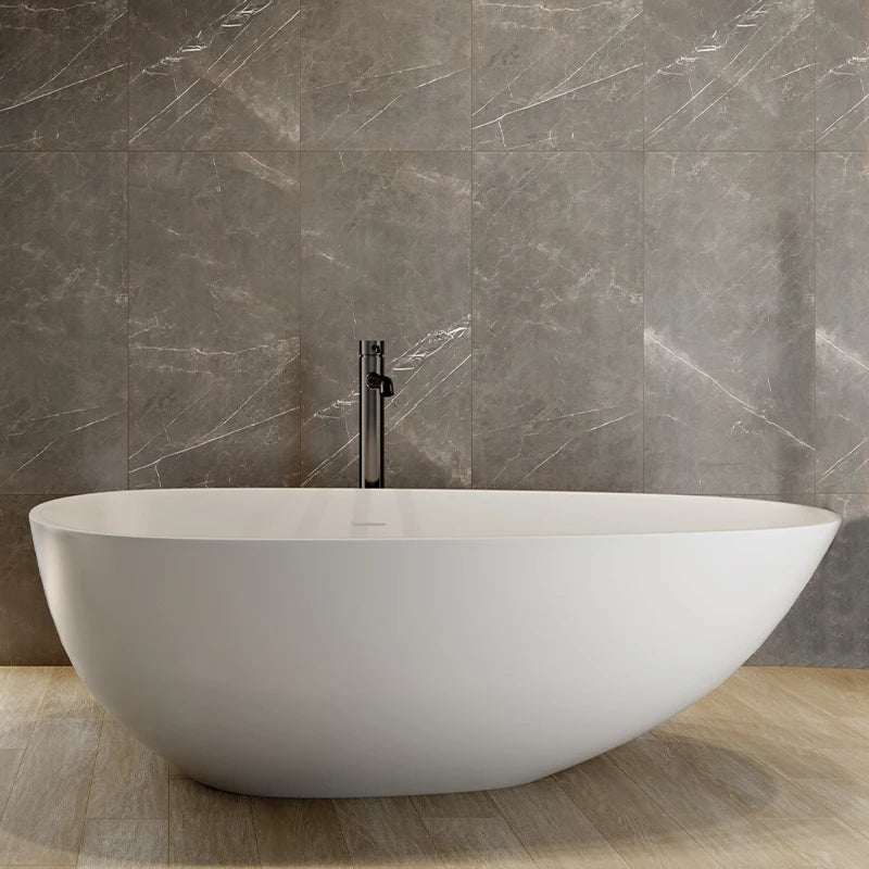 European Style  Artificial Stone Classical Classical Freestanding Round Bathtub