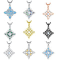 Merryshine Opal Moonstone Wicca Knot Witch Knot Necklace Joyas Joyeria De Plata 925 Mayoreo Por Mayor