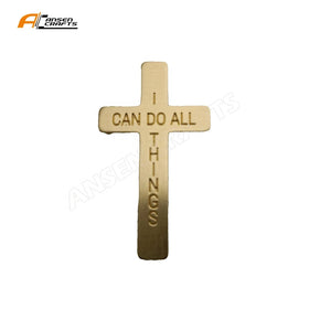 Best Selling Customizable Metal Cross Lucky Cross Wholesale Cross Memorial Pendant Small Gift for Decoration and Diy