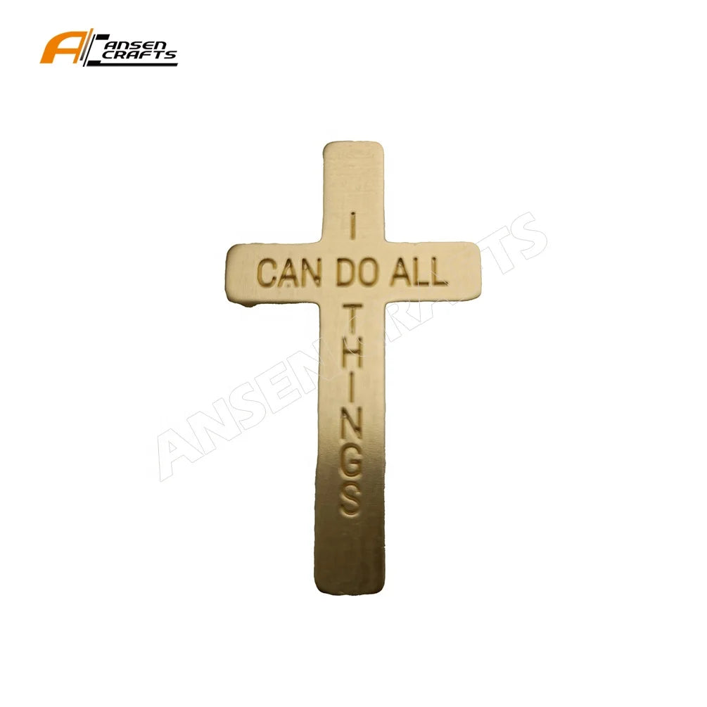 Best Selling Customizable Metal Cross Lucky Cross Wholesale Cross Memorial Pendant Small Gift for Decoration and Diy