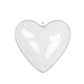 Decorative Christmas Fill Ornaments Wedding Favor Boxes Plastic clear Heart Shape Ball Package Box