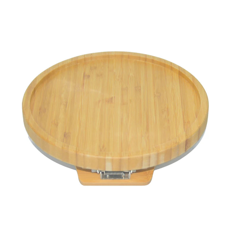 Customized Acacia Walnut Wooden Bamboo Sofa Tray Foldable Side Clip Table Serving Tray Storage Trays