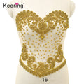 Hot Selling Bodice Appliqued Brademaid Dresses Fabric Patch WDP-268