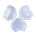Natural Stone Carved Crystal Bowl White Selenite Heart Bowl Healing Stone Gypsum Bowl