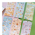 Nekoni Zoo Market Coffee Shop Street Market Amusement Park Camping Outdoor Activity Theme Sticker PVC Waterproof Sticker Sheet