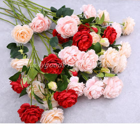 LF880 Classic Low Price Peony Artificial Flower Peony Bouquets Peonies Silk Flowers Artificial Flower