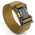 Mens Tactical Belt. Ideal Nylon Hiking Belts for Men With Quick Release Buckle 1.5 Inch Nylon Web Work Belt