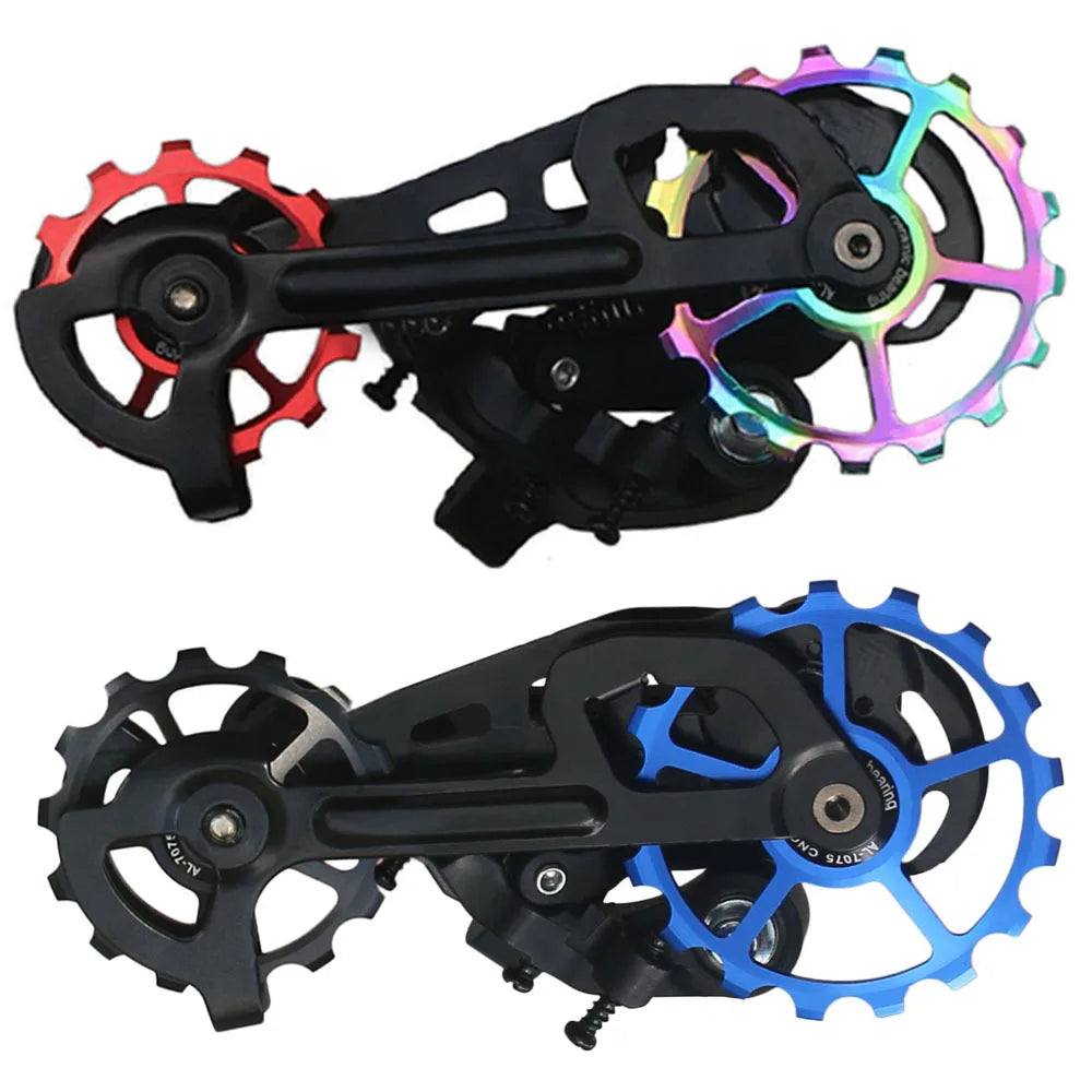 Hot Selling  Aluminum Alloy Bicycle Transmission Fittings 11T-16T  Mountain Bike Ceramic Rear Dial Regulating Wheel
