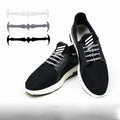Melenlt Silicone No-Tie Shoe Laces Trendy BAT Shape Elastic Lazy Laces for Sneakers and Sports Shoes