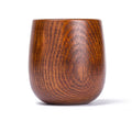 Handmade Eco-Friendly Jujube Wood Mug Tea Coffee Cup Milk Cup 50ml Embossed Logo Vintage Modern Style Home Office Hotel
