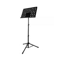 Portable Folding Bassoon Music Stand (Steel Black)-Adjustable Height & Durable for Home Travel & Studio Use