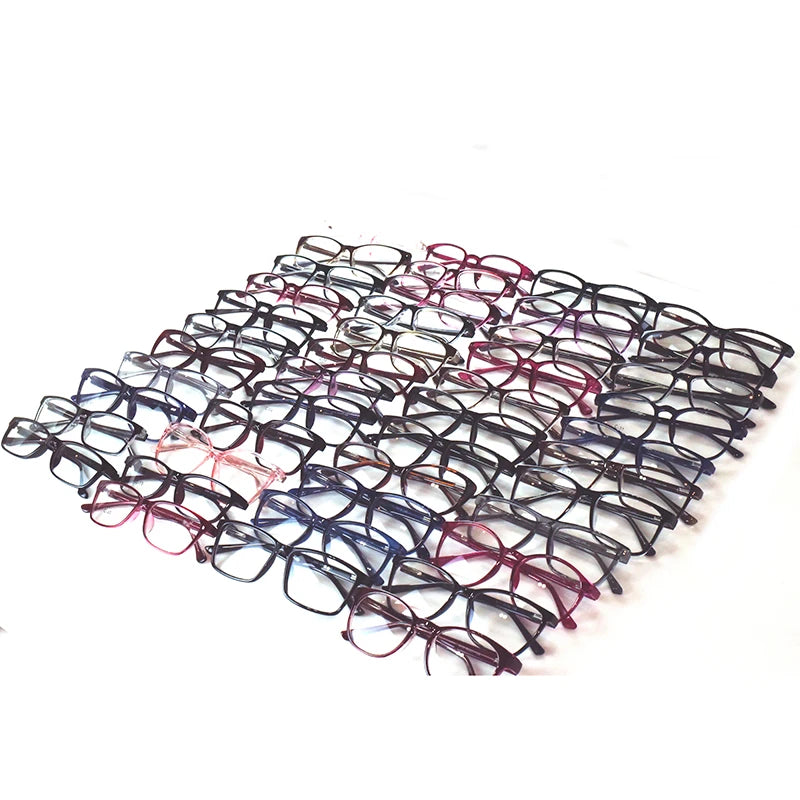 Wholesale Custom Brand Logo Unisex Tr90 Plastic Optical Glasses Eyeglasses Frames in Assorted Colors