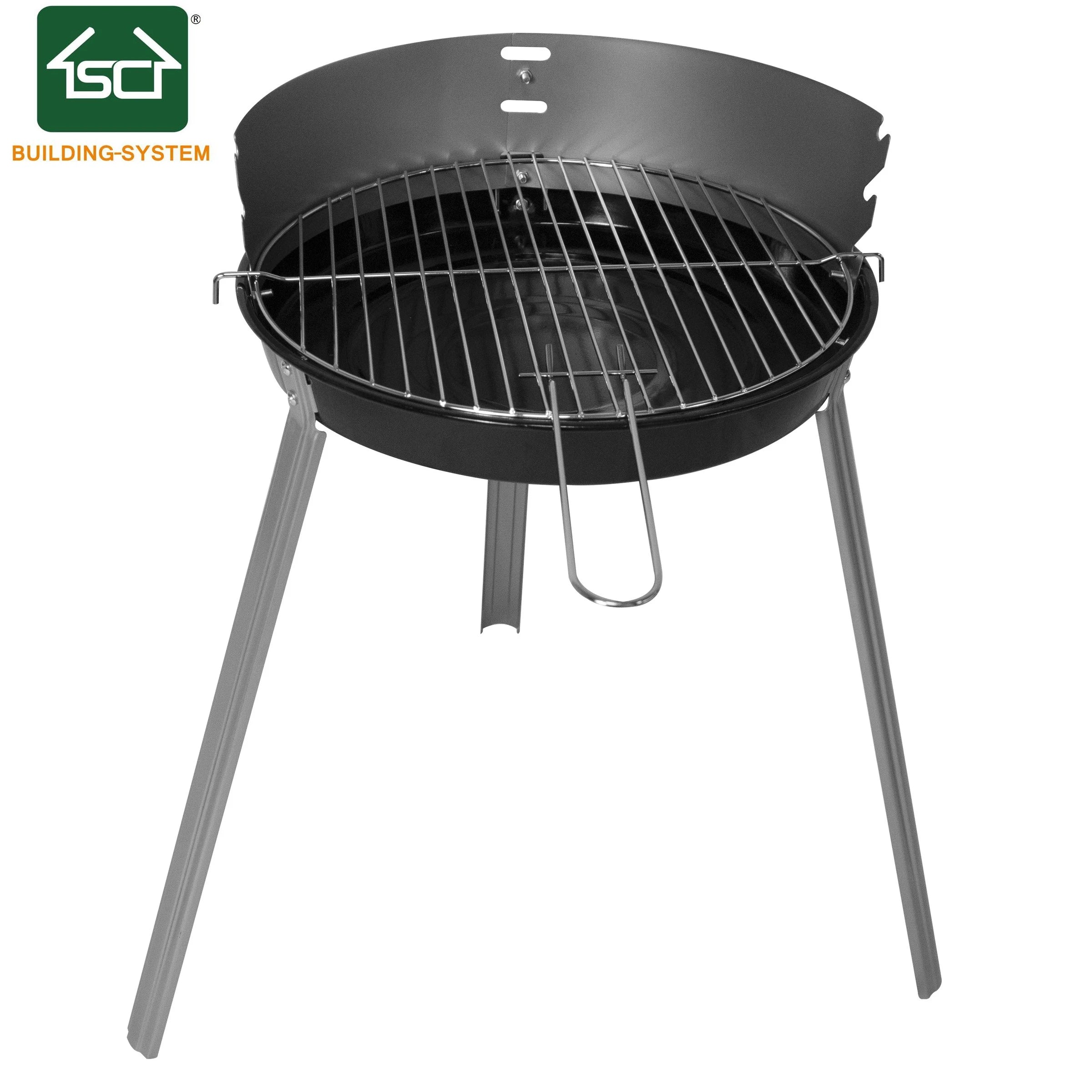 14'' Portable Simple Charcoal Grill Easily Assembled Barbecue Grill