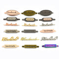 Meetee Handbag Hardware DIY Accessories Alloy Decorative Clasp & Metal Brand Name Logo Tag Buckle & Labels for Handmade Bag