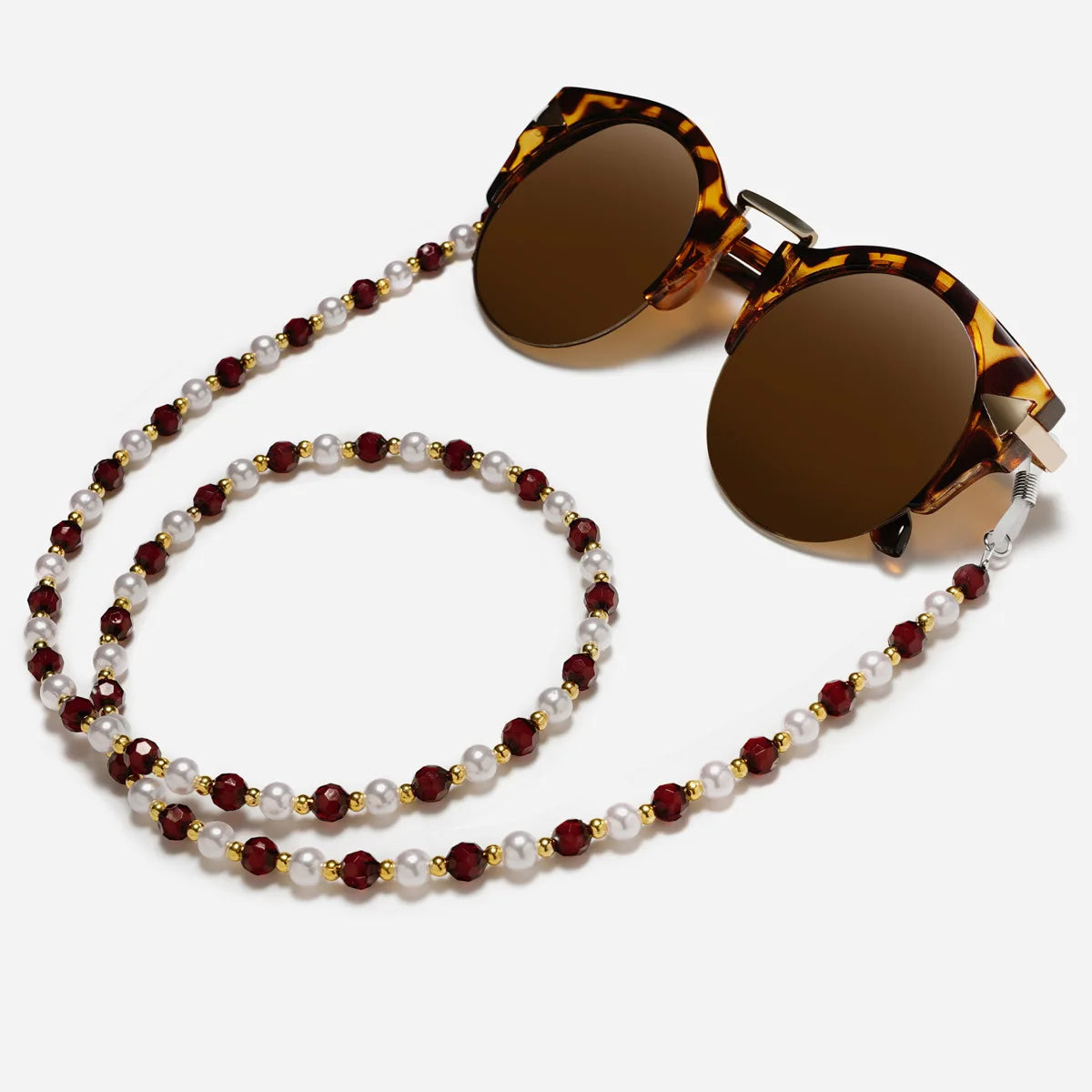 Vintage Sunglasses Beaded Glasses Chain Seven-Color Optional Hanging Neck Chain Reading Glasses Glasses Cord