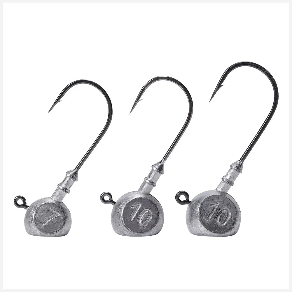 Noeby Original Color Slow Fall Pitch Saltwater Vertical Lead Jig Pesca Molds Fishing Hook 7g 10g  Jighead