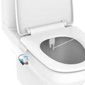 OEM/ODM New Arrival Detachable Chrome Plated Slim Non-electric Bidet Attachment Dual Retractable Nozzles Cold Water