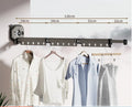 Home Use Without Punching Rack Hanger Drying Mount Hidden Wall Mounted Foldable Telescopic Wall Mounted Clothes Drying Hanger
