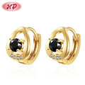 New Trending  Products  Women Small 18K Gold Plated Jewelry Brass for Women Huggies Earrings