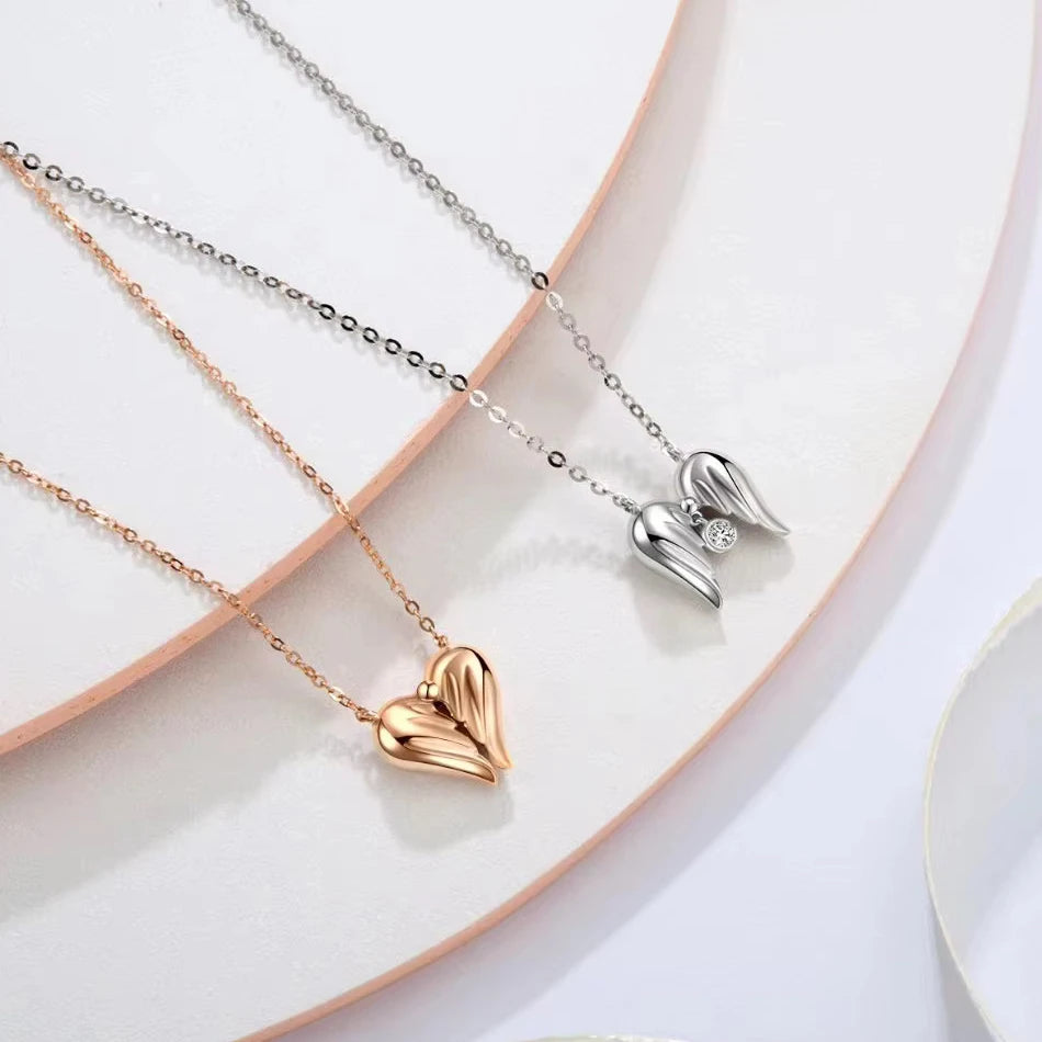 Luxury Bespoke 18K Solid Gold Diamond Necklace Custom Personalized Fine Jewelry Anniversary Engagement Bridal Gift