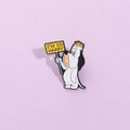 Creative Customized Metal Crafts Cartoon Dog Anime Pin - Cute Pet Character Brooch