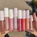Private Custom Cream Lip Gloss Matte Pearl Moisturizing Waterproof Long Lasting Chemical Supplier Free Custom Logo MegaBDM