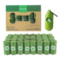 16 Rolls Biodegradable Dog Poop Bags with Dispenser Leak Proof Lavender Scented Waste Bags Trash Garbage Outdoor Pet Poop Bags