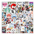 50Pcs Gintama Spoof Anime Cartoon Stickers for Cosplay Home Table Fridge Luggage Laptop Notebook Vinyl Stickers Label
