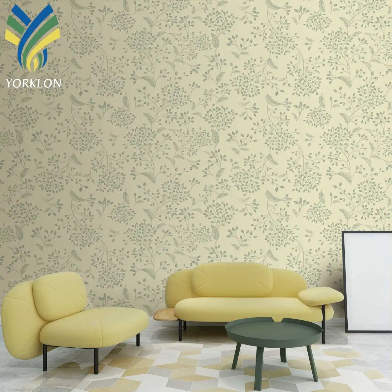 Custom Embossed Rustic Botanical 3D 16D Wallpaper Modern Home Decoration with Waterproof Flower Mural Fireproof for Hotels
