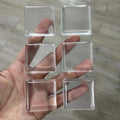 Transparent Round Door Handle Bumper Pads Self Adhesive Door Stopper Soft Rubber Wall Protector for Cabinets Wall and Doorknob