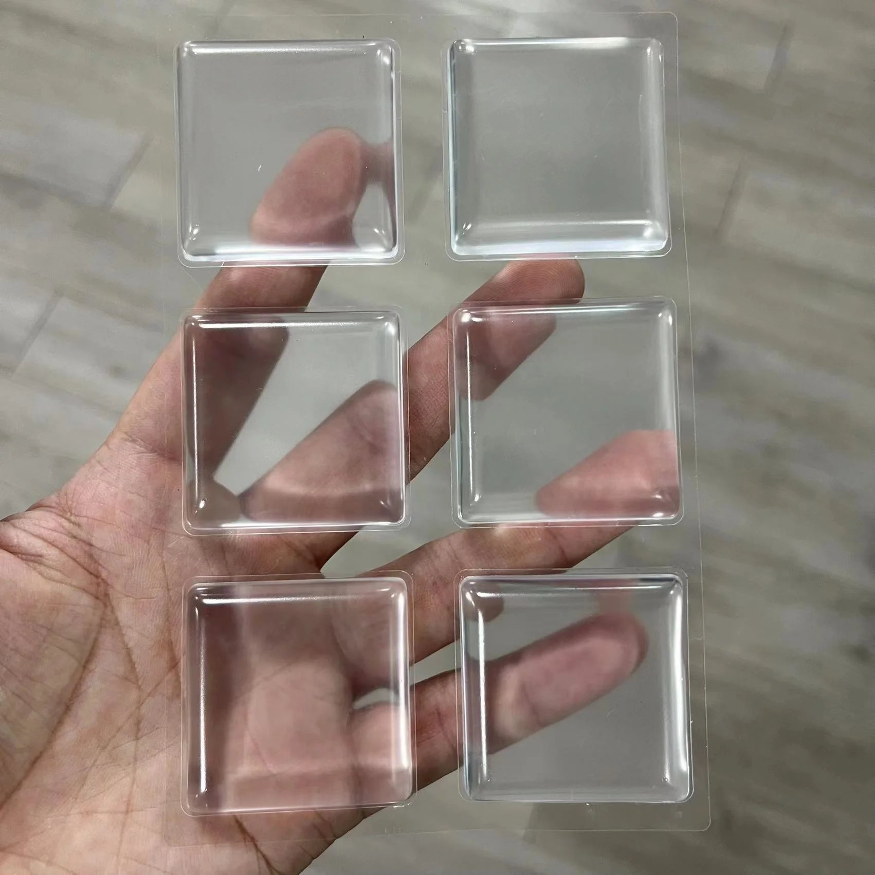 Transparent Round Door Handle Bumper Pads Self Adhesive Door Stopper Soft Rubber Wall Protector for Cabinets Wall and Doorknob