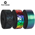 WEST BIKING Anti-slip Bicycle Handlebar Tape With Bar End Plug Professional Colorful MTB Mountain Road Bike Handle Bar Grip Tape