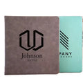 Custom Business Leatherette Ring Binder Covers Laserable Leatherette 3 Ring Planner Binder Cover