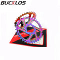 MTB  Chain Ring Rainbow Offset 3mm Chain Ring Narrow Wide Aluminum Bicycle Chain Ring 32-38T Bicycle Crank Set