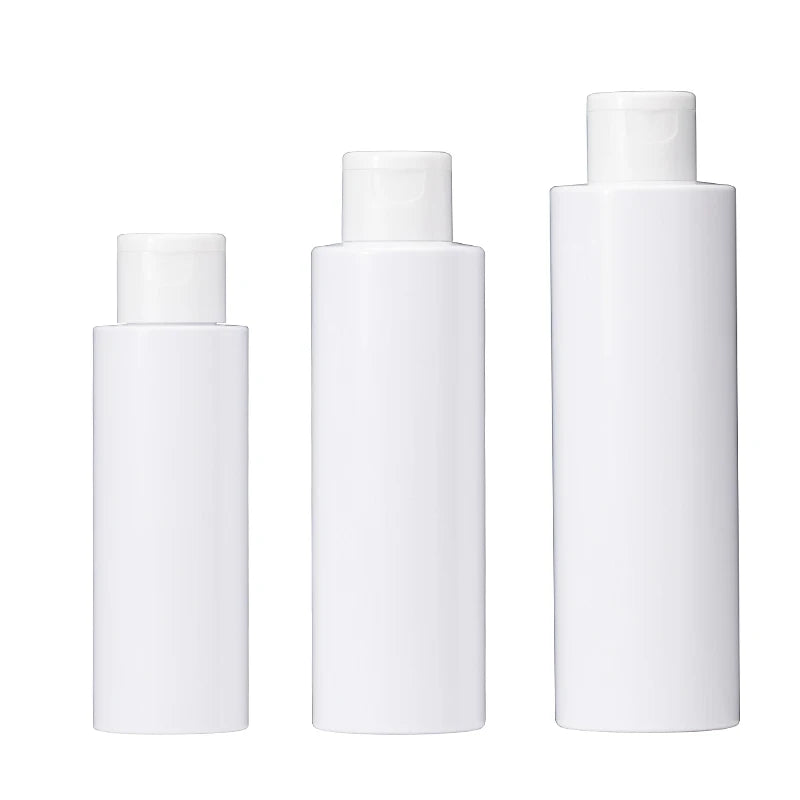 Wholesale Cosmetic Packaging  White 150ml 200ml Plastic Toner Bottle for 100ml Pet Bottles