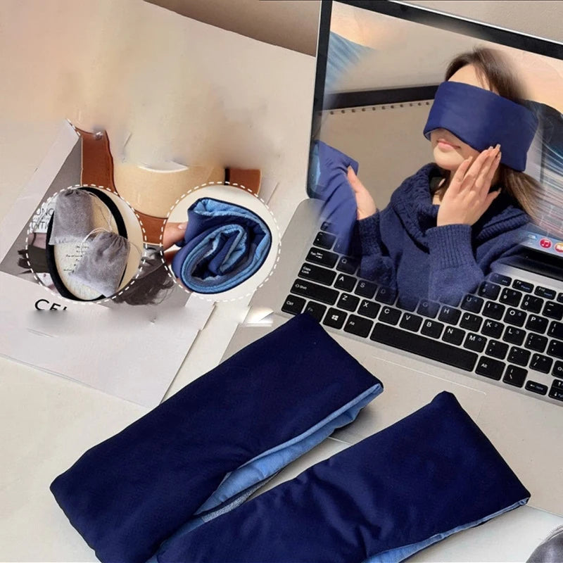 Deep Sleep Eye Mask Breathable with Function Pillows Light Blocking Machine Washable Breathable Sleep Eye Mask