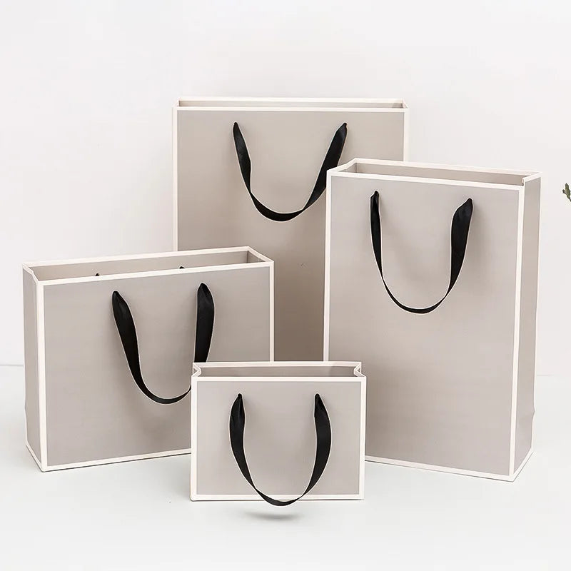 Custom Logo Luxury Printing Paper Bag Wedding Favour Packaging Gift Paper Bags Shopping Jewelry Bags with Handle