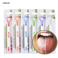 Epsilon PERFCT Dental Care CE Approval Rubber Scraper Tongue Cleaner Brush