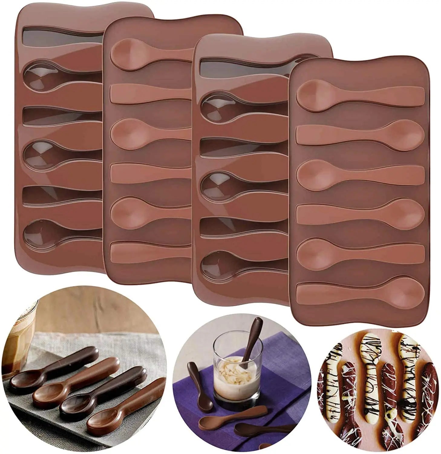 Non-Stick Christmas Snowman Socks Trees Silicone Cake Mould Candy Cookies Mold Chocolate Mold Silicone Baking Molds for Jelly