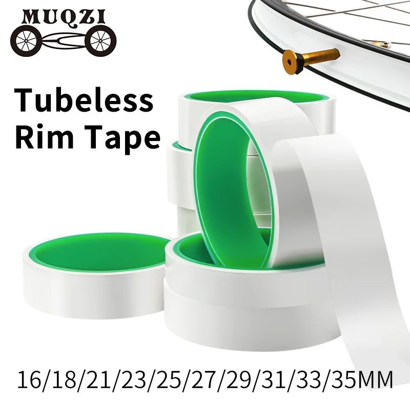 MUQZI 10m Bike Tubeless Rim Tape 23/25/27/29mm for MTB Road Bicycle Rim Tapes