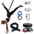 Jumping Safety Indoor Bungee Cord Fitness Kit Suspension Yoga Bungee Cords Set
