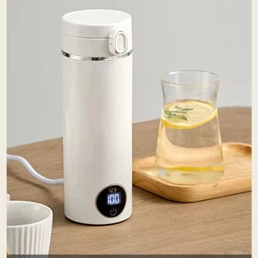 Patent 500ml Two-In-One Plug-In Automatic Heating Water Cup With 6-Stage Temperature Control Electric Kettle
