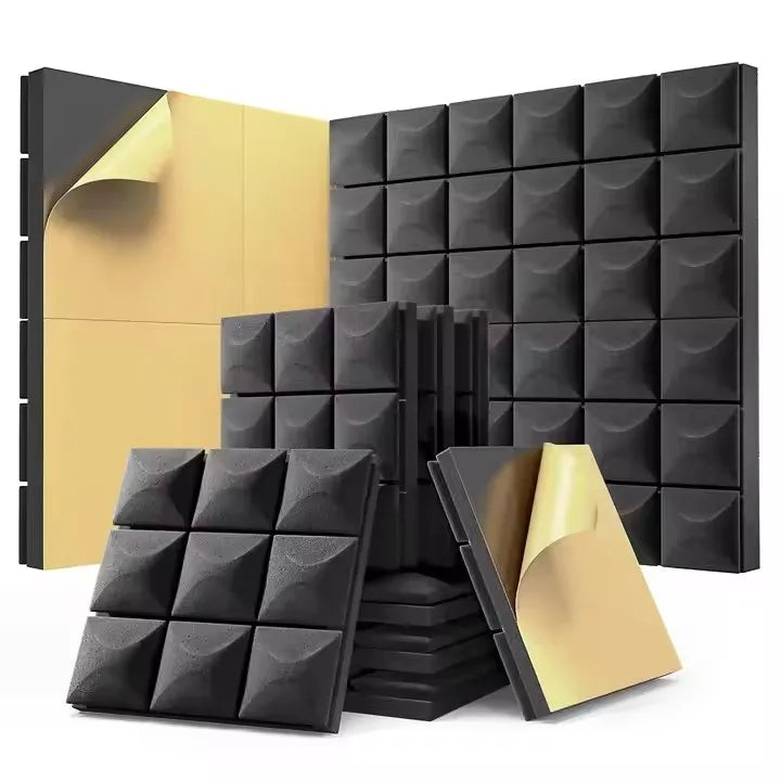 WOXIN Customizable Modern Design Self-Adhesive Acoustic Studio Foam Soundproof Wall Panels for Better Acoustic Performance
