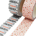 Personalized Custom Printed White Design Self Adhesive Tape