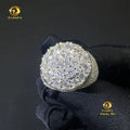 Promotion Price GRA Certificates 925 Silver Pass Diamond Tester VVS1 Moissanite Jewellery Diamond Hip Hop Iced Out Ring Man