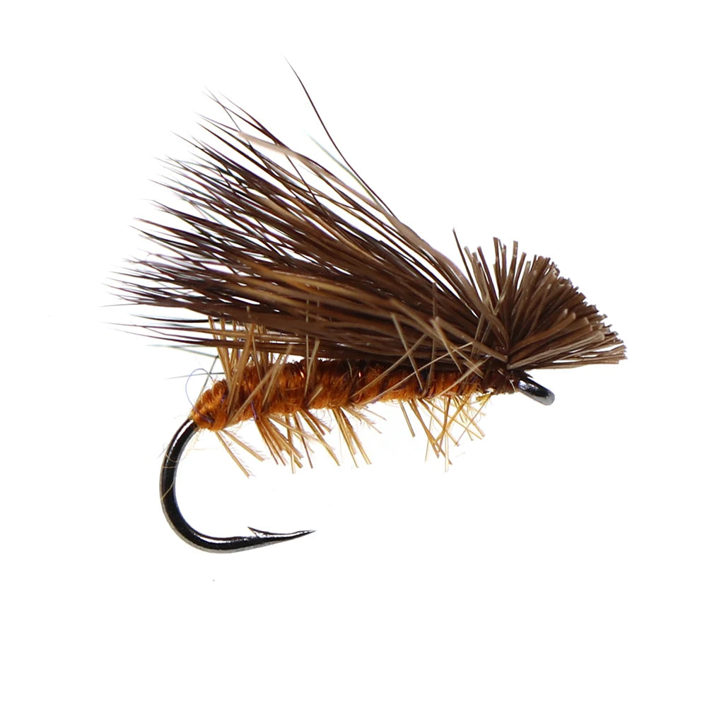 Wholesale Customized Trout Fishing Fly Lure Baits Elk Hair Caddis Stonefly Dry Fly Plastic Insect Bait for River Fishing
