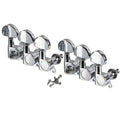 6R in Line Chrome Closed Guitar Machine Head Guitar Tuning Pegs With Half Moon Button for for Electric Acoustic Guitar  Part