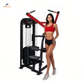 Cheernin Pro Fixed Lat Pulldown Machine 100kg Adjustable Weight Stack Durable Multi-Function Chest Back Trainer Commercial Gym
