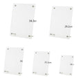 Customized Wall Mounted Certificate Display Clear Acrylic Frame Photo Assorted Modern Frames